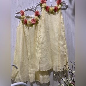 Blueberi Boulevard Girl Yellow Dress Size 5&6